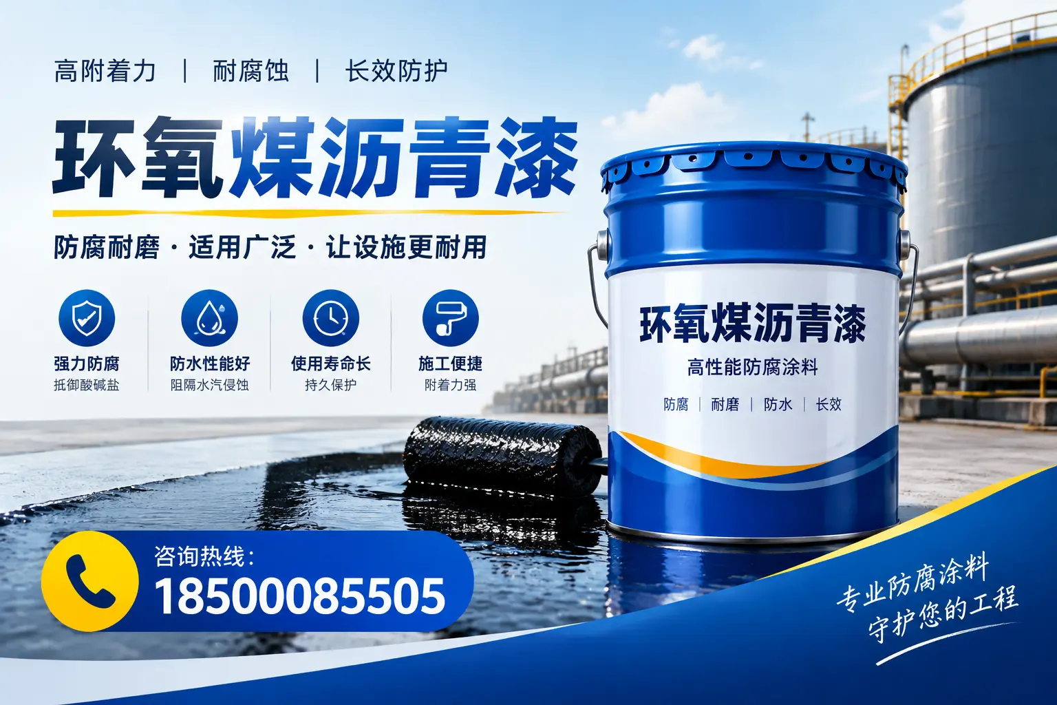 环氧煤沥青漆与其他涂料的对比分析,助力随州企业决策
